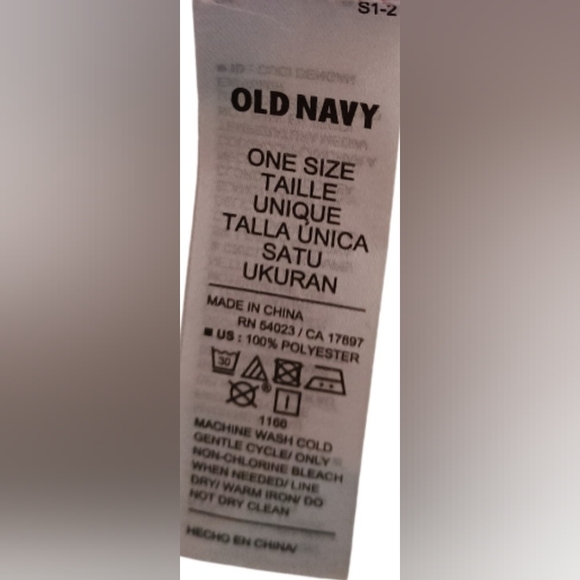 Old Navy Floral Scarf with Pink Border - Picture 2 of 2